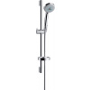 Hansgrohe Croma 100, sprchová súprava Multi so sprchovou tyčou 65 cm a miskou na mydlo, chrómová, HAN-27775000