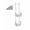 SMEDBO SO - SIDELINE DK1042 - Závesný košík do sprchy dvojitý CHL - chróm lesklý