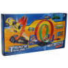Závodná dráha Turbo Loop s ohnivou rampou 100x22x27 cm - Obsahuje auto na z