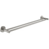GROHE Essentials dvojitý držiak na uteráky, dĺžka 654 mm, Supersteel, 40802DC1