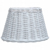 Lampové tienidlo - Vidaxl Wicker Lamshade, 50x30 cm, biela (Vidaxl Wicker Lamshade, 50x30 cm, biela)