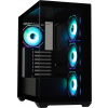BitFenix CETO Cube / 4x 120mm ARGB fan / 2x USB 3.0 / USB-C / tvrzené sklo / černá