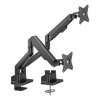 PALA Držiak na monitor Brateck LDT62-C024, 2 ramená, čierna