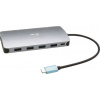 i-tec USB-C Metal Nano 3x Display Docking Station + Power Delivery 100 W C31NANODOCKPROPD