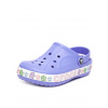 Detské žabky Crocs plast fialové veľkosť 34-35