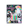 Ylvi Omalovánka | Neon Colouring Book, 5 neónových fixiek