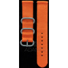 ADANITO 109AR12W22 - Nylonový remienok na hodinky 22 mm oranžový