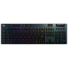 Logitech herná klávesnica G915 LIGHTSYNC RGB/ mechanická/ bezdrôtová/ GL lineárne/ USB/ US layout/ Carbon