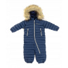 Detská kombinéza - Zimné kombinézy Hulabal 68 Navy modré, šedé (Hulabal Winter Metrys Teddy R.68)