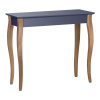 Grafitovosivý odkladací stolík Ragaba Console, dĺžka 85 cm