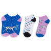 Dámske 3 páry WILD feet veselé členkové ponožky DALMATÍN