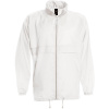 B&C Větrovka Sirocco, bez podšívky COT01080000102-white M Bílá