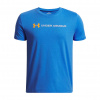 Chlapčenské tričko Under Armour UA B LOGO WORDMARK SS modrá|YXS