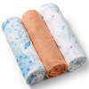 BabyOno mušelínové Super soft oranžová 3 ks