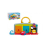 Teddies Garáž s autíčkami 3ks + doplnky plast 30x14x13cm v krabici 2+