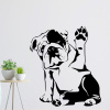 Veselá Stena Samolepka na stenu Buldog Farba: černá