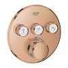 Grohe Grohtherm SmartControl Termostatická sprchová podomietková batéria, 3 ventily, Warm Sunset 29121DA0-GR