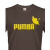 Pánské tričko s potiskem Pumba, Barva Army 29, Velikost XS Bezvatriko.cz 202011