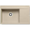 Pyramis CAMEA 1B 1D granitový drez 79x50 cm,sifón,odbočka na umývačku riadu,Ivory,Ľavý 070074901