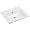 Aqualine ZUNO 55 keramické umývadlo nábytkové 55x45cm, biela 9055