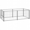vidaXL Koterec pre psa strieborný 200 x 100 x 70 cm