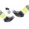 FLOORBEE Douglas 32 Black / Yellow + Balls žltá / čierna, 100cm (=110cm), 6x ľavá + 4x pravá, (15 a viac rokov)