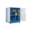 Depot SteelSafe D4, dvere, police z ocele, pre malé nádoby, 220 l