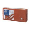 Tork servítky 1/4 sklad 2V 32,5x32,8cm Advanced Lunch terakotová