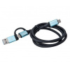 i-tec kabel USB-C na USB-C s integrovanou redukcí na USB-A/3.0