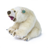 RAPPA Plyšový ľadový medveď sediaci 43 cm ECO-FRIENDLY