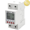 Qoltec 50990 Relé Qoltec 63A na DIN lištu s elektroměrem | Časovač | Tuya | Wi-Fi | LED (Inteligentní Wi-Fi relé určené pro použití v jednofázových instalacích. Zařízení kombinuje funkce měření spotře