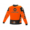 Florbalový brankársky dres UNIHOC Summit neónovooranžová XL