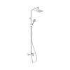 Sprchový systém s termostatickou batériou a vaňovým výtokom hansgrohe Vernis Shape chróm 26284000