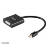 Akasa redukcia miniDisplayPort na DVI M/F, káblová 0,2m AK-CBDP08-20BK
