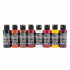 8x60ml Wicked Kent Lind warm sada airbrush farieb W113-00 (Wicked W113-00 Kent Lind warm set 8 x 2oz - 8 x 60ml)