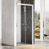 RAVAK MATRIX MSD2 110cm pravé dvere do niky, sklo číre - biela