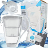 Sklenená filtračná kanvica DAFI CRYSTAL biela 2L + 3X Filtr DAFI UNIMAX