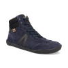 Barefoot členkové topánky Develab - Soft Sneaker Laces WR Navy Semiš Tmavo modrá