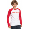 detské tričko QUIKSILVER YOUTH PRIMARY COLOURS LS TEE White - WBB0 16 years