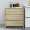 vidaXL Komoda dub sonoma 70x41x75 cm spracované drevo