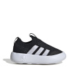 adidas Bubblecomfy Shoes Infants Black/White C8 (25.5)