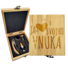 Sablio Darčeková sada na víno Ja milujem môjho vnuka: 147×168×49 mm
