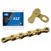 Cyklistická reťaz KMC X12 Gold 12