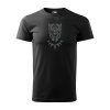 Sablio Tričko s potlačou BLACK PANTHER wakanda forever - černé 5XL