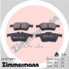 ZIMMERMANN Sada brzdových platničiek kotúčovej brzdy 24137.168.1