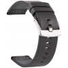 Řemínek BStrap Fine Leather Universal Quick Release 20mm, black (STR00558)