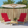 zahrada-XL Plážové uteráky 2 ks vínové 60x135 cm látka 400 GSM 362675
