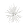 Luxusný sklenený luster LEAVES SP12 v bielej farbe | Ideal Lux