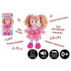 Teddies Babika Terezka hadrová plyš 30cm česky mluvící na kartě Teddies