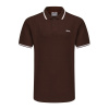 Slazenger Tipped pánske polo tričko Dark Brown 2XL